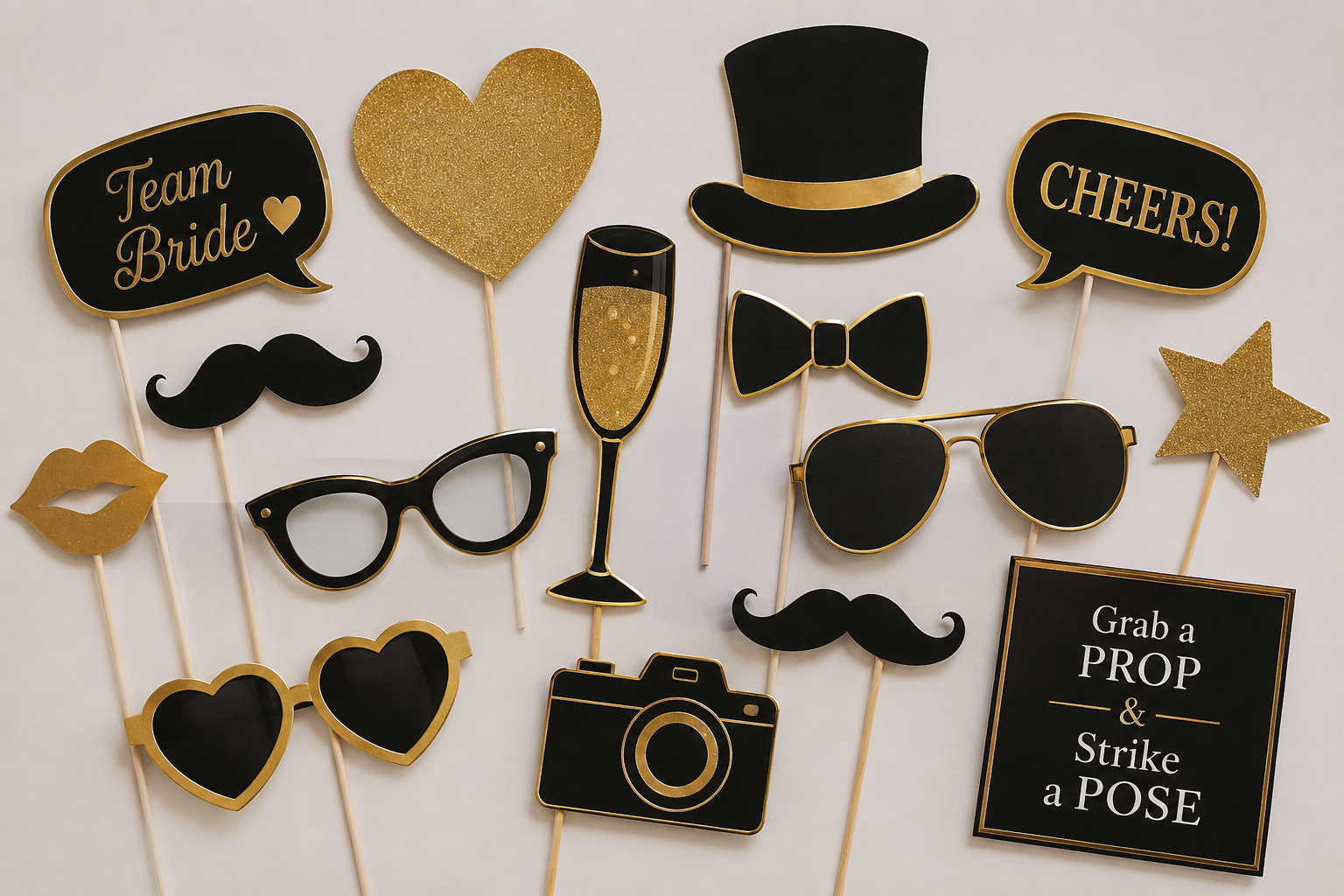 Luxe props voor de Magic Mirror van Moment & Meer Events